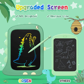 ORSEN Dinosaur LCD Writing Tablet Toddler Toys, 8.5 Inch Doodle Board Drawing Pad Gifts for Kids