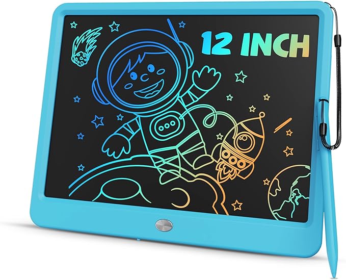 climbingmonkey Kids Toys Gifts for 3+ Years Old Boys Girls Toddler, 12inch LCD Writing Tablet