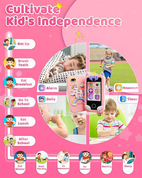 NAONAO  Kids Smart Phone Toys, Birthday Gifts Unicorn Toddler Play Phone