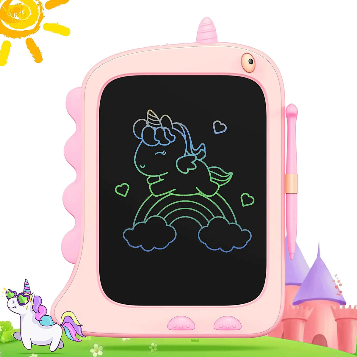 ORSEN Dinosaur LCD Writing Tablet Toddler Toys, 8.5 Inch Doodle Board Drawing Pad Gifts for Kids
